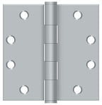 Deltana - 4-1/2" x 4-1/2" Square Hinge; Heavy Duty - Satin Chrome