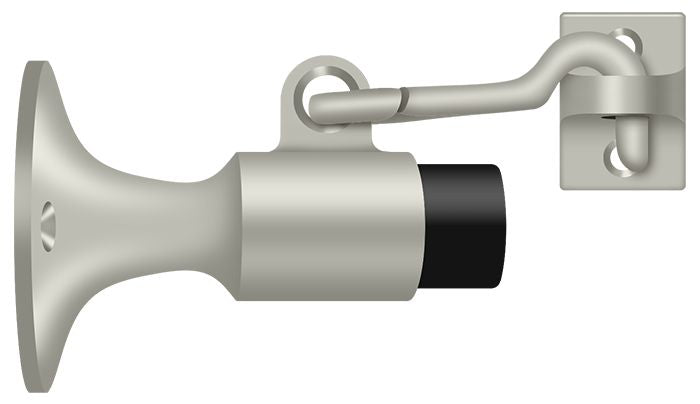 Deltana - Wall Mount Bumper with Holder - Satin Nickel