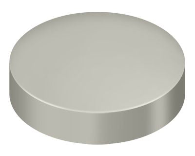 Deltana - Screw Cover; Round; Flat; 1" Diameter - Satin Nickel