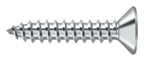Deltana - Wood Screw; SB; #10 x 1" - Bright Chrome
