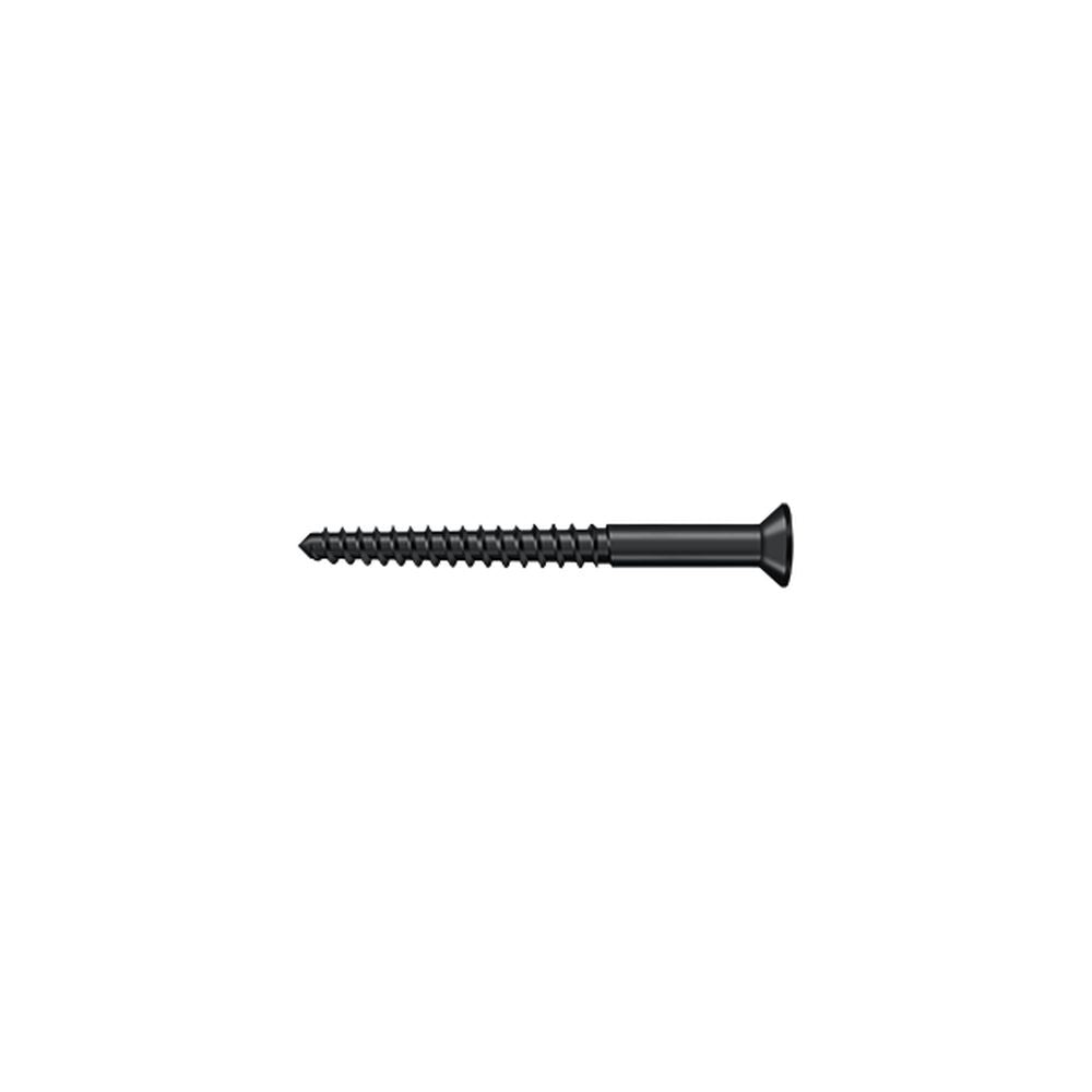 Deltana - Wood Screw; SB; #12 x 2-1/2" - Black