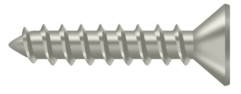 Deltana - Wood Screw; ST; #10 x 1" - Satin Nickel