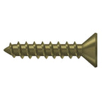 Deltana - Wood Screw; ST; #10 x 1" - Antique Brass
