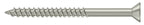 Deltana - Wood Screw; ST; #10 x 2-1/2" - Satin Nickel