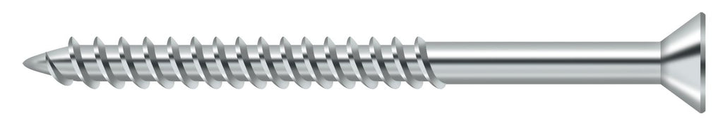 Deltana - Wood Screw; ST; #10 x 2-1/2" - Bright Chrome