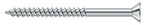 Deltana - Wood Screw; ST; #10 x 2-1/2" - Bright Chrome