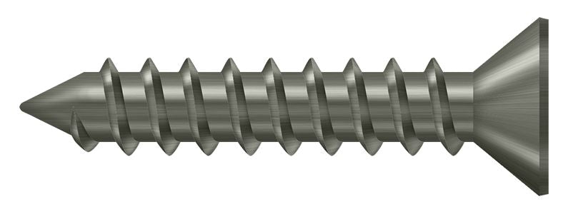 Deltana - Wood Screw; ST; #12 x 1-1/4" - Antique Nickel