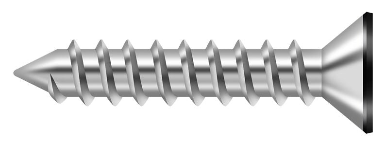 Deltana - Wood Screw; ST; #12 x 1-1/4" - Flat Black