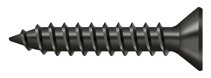 Deltana - Bag of 600 Wood Screws; Steel; #9 x 1" - Oil Rubbed Bronze