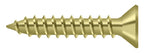 Deltana - Bag of 600 Wood Screws; Steel; #9 x 1" - Bright Brass