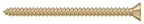 Deltana - Bag of 1000 Wood Screws; Steel; #9 x 2-1/2" - Satin Brass
