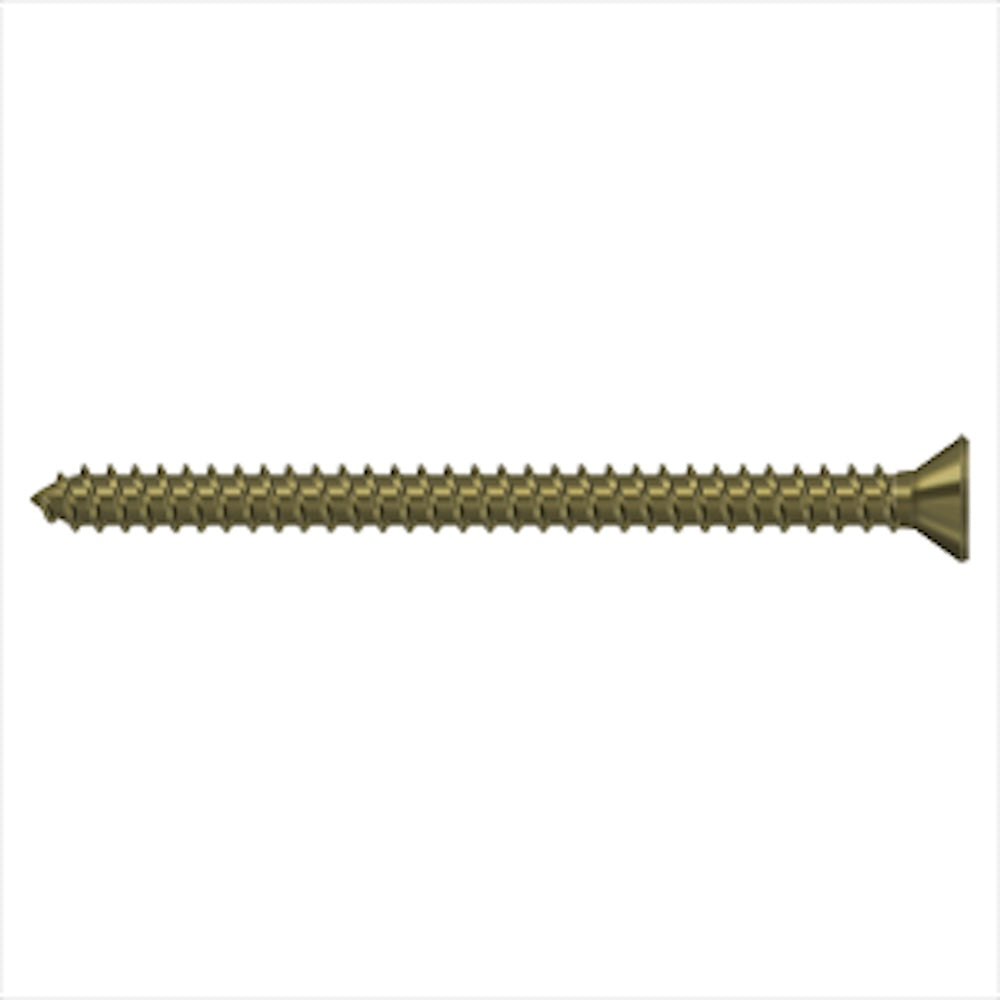Deltana - Wood Screw; Steel; #9 x 2-1/2" - Antique Brass