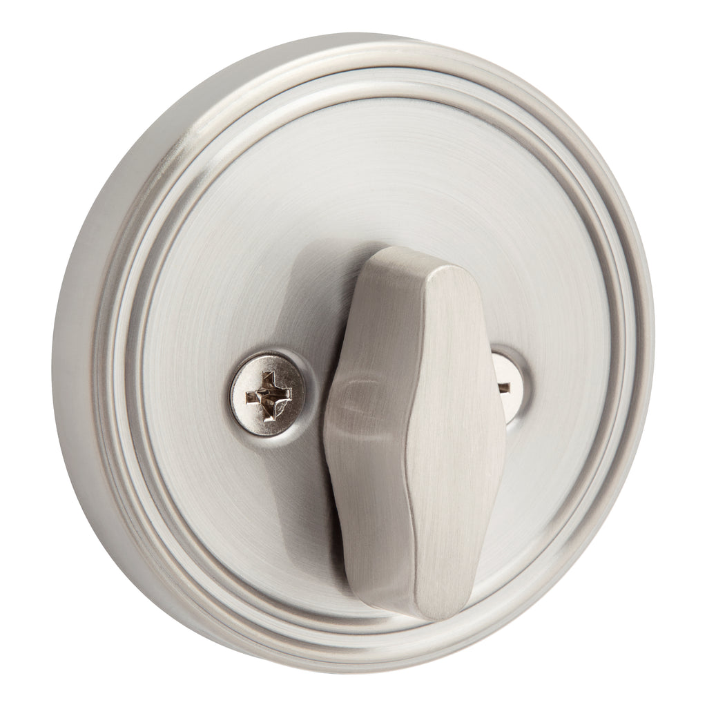 Safelock - One Sided Deadbolt with 4AL Latch and RCS Strike - Satin Nickel