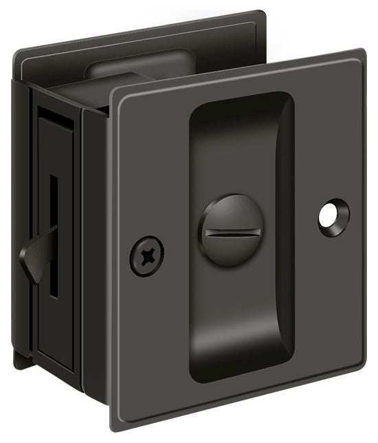 Deltana - Pocket Lock; 2-1/2" x 2-3/4" Privacy Secondary image