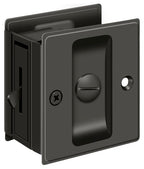 Deltana - Pocket Lock; 2-1/2" x 2-3/4" Privacy - Oil Rubbed Bronze
