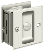 Deltana - Pocket Lock; 2-1/2" x 2-3/4" Privacy - Bright Nickel