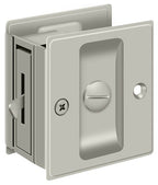 Deltana - Pocket Lock; 2-1/2" x 2-3/4" Privacy - Satin Nickel
