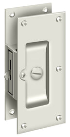 Deltana - Decorative Pocket Lock 6"; Privacy - Bright Nickel