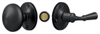 Deltana - Storm Door Latch; Round; Tubular Lock - Black
