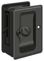 Deltana - Heavy Duty Pocket Lock; Adjustable; 3-1/4" x 2 1/4" Privacy - Oil Rubbed Bronze