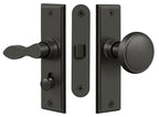 Deltana - Storm Door Latch; Square; Mortise Lock - Oil Rubbed Bronze