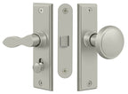 Deltana - Storm Door Latch; Square; Mortise Lock - Satin Nickel