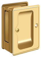 Deltana - Heavy Duty Pocket Lock; Adjustable; 3-1/4" x 2 1/4" Passage - Lifetime Brass