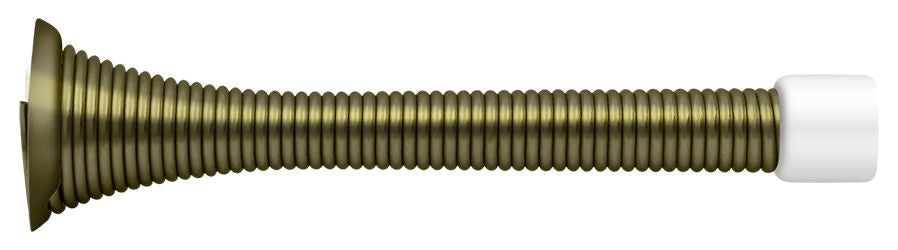 Deltana - 3-3/4" Baseboard Door Bumper; Heavy Duty; Steel - Antique Brass