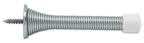 Deltana - 3" Baseboard Door Bumper; Steel - Bright Chrome