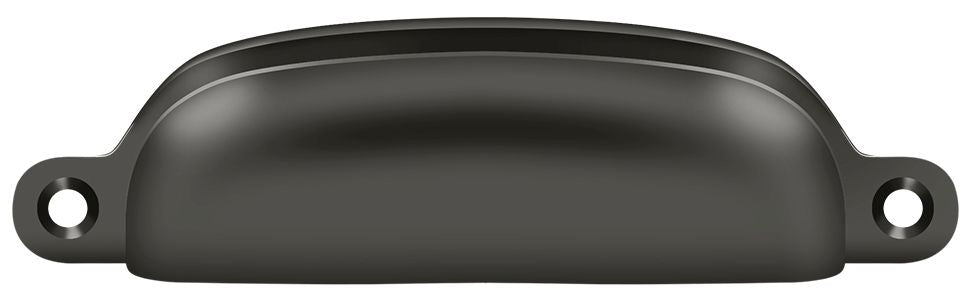 Deltana - Exposed Shell Pull 4" - Oil Rubbed Bronze