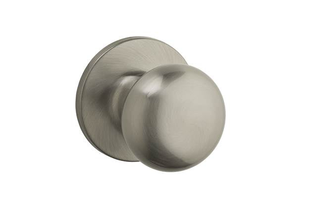 Safelock SK1000AS-15 Athens Knob Passage Lock with 4AL Latch and RCS Strike Satin Nickel Finish