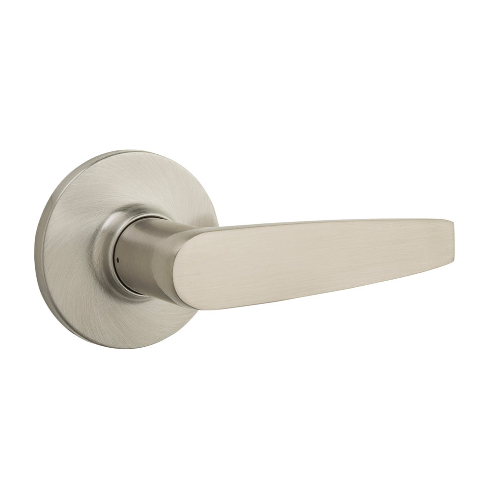Safelock - Winston Lever Passage Lock with 4AL Latch and RCS Strike - Satin Nickel
