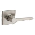 Safelock - UL Rated Daylon Lever with Square Rose Passage Lock with 4AL Latch and RCS Strike - Satin Nickel