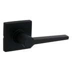 Safelock - UL Rated Daylon Lever with Square Rose Passage Lock with 4AL Latch and RCS Strike - Matte Black