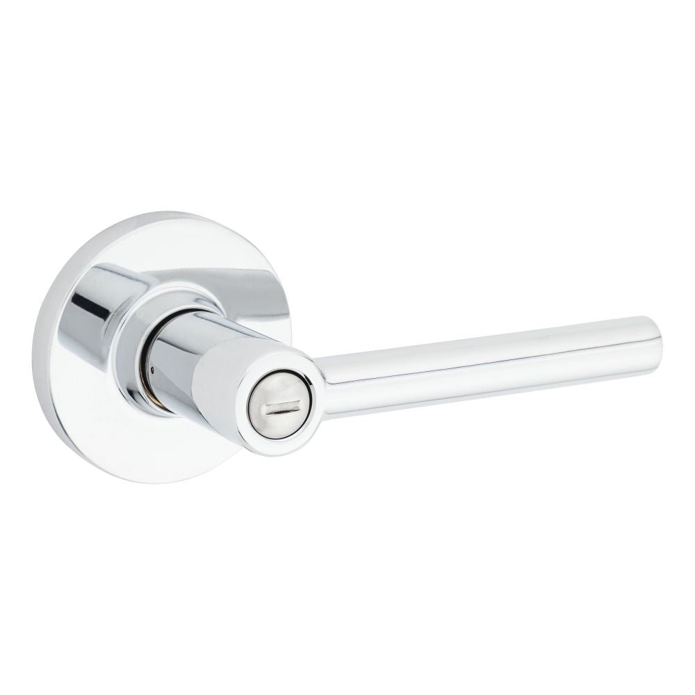 Safelock - Reminy Lever Round Rose Push Button Privacy Lock with 4AL Latch and RCS Strike Secondary image