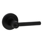 Safelock - Reminy Lever Round Rose Push Button Entry Lock with 4AL Latch and RCS Strike - Matte Black