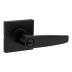 Safelock - Winston Lever Square Rose Push Button Entry Lock with 4AL Latch and RCS Strike - Matte Black