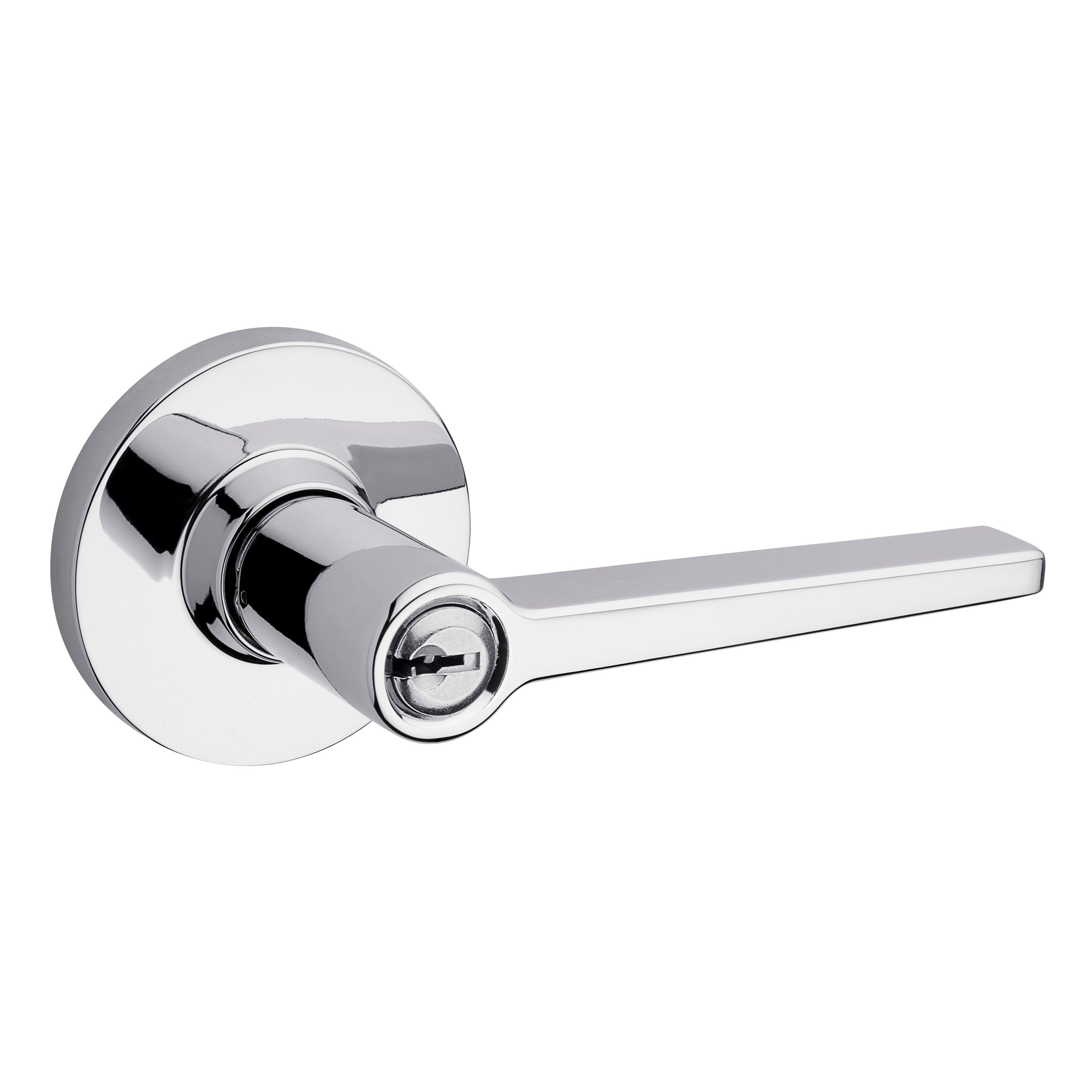 Safelock - Daylon Lever with Round Rose Storeroom Lock with 4AL Latch and RCS Strike Secondary image