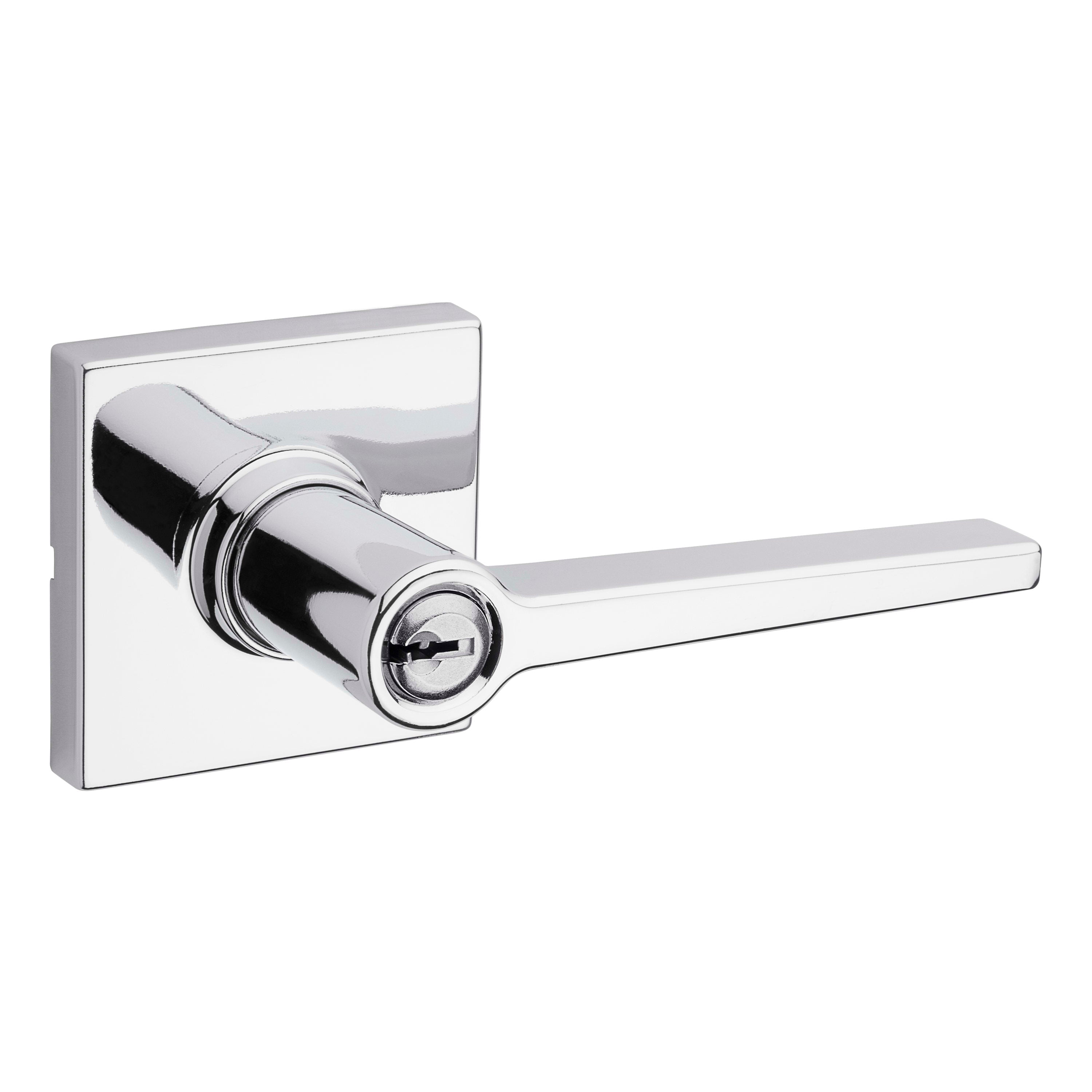Safelock - Daylon Lever with Square Rose Storeroom Lock with 4AL Latch and RCS Strike Secondary image