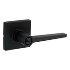 Safelock - Daylon Lever with Square Rose Storeroom Lock with 4AL Latch and RCS Strike - Matte Black