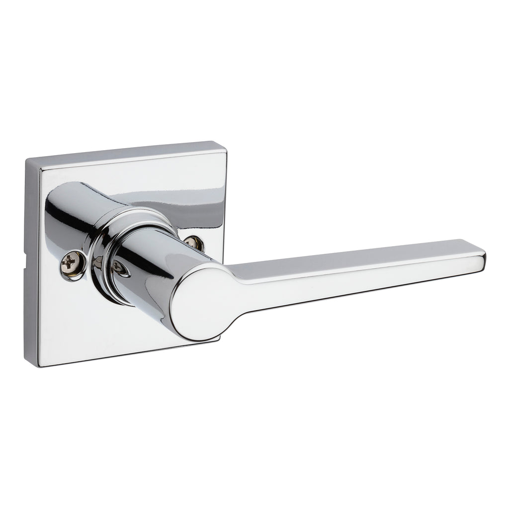 Safelock - Daylon Lever with Square Rose Half Dummy - Bright Chrome