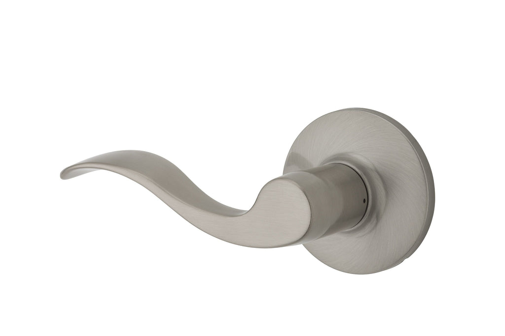 Safelock - Left Hand Layton Lever Half Dummy - Satin Nickel