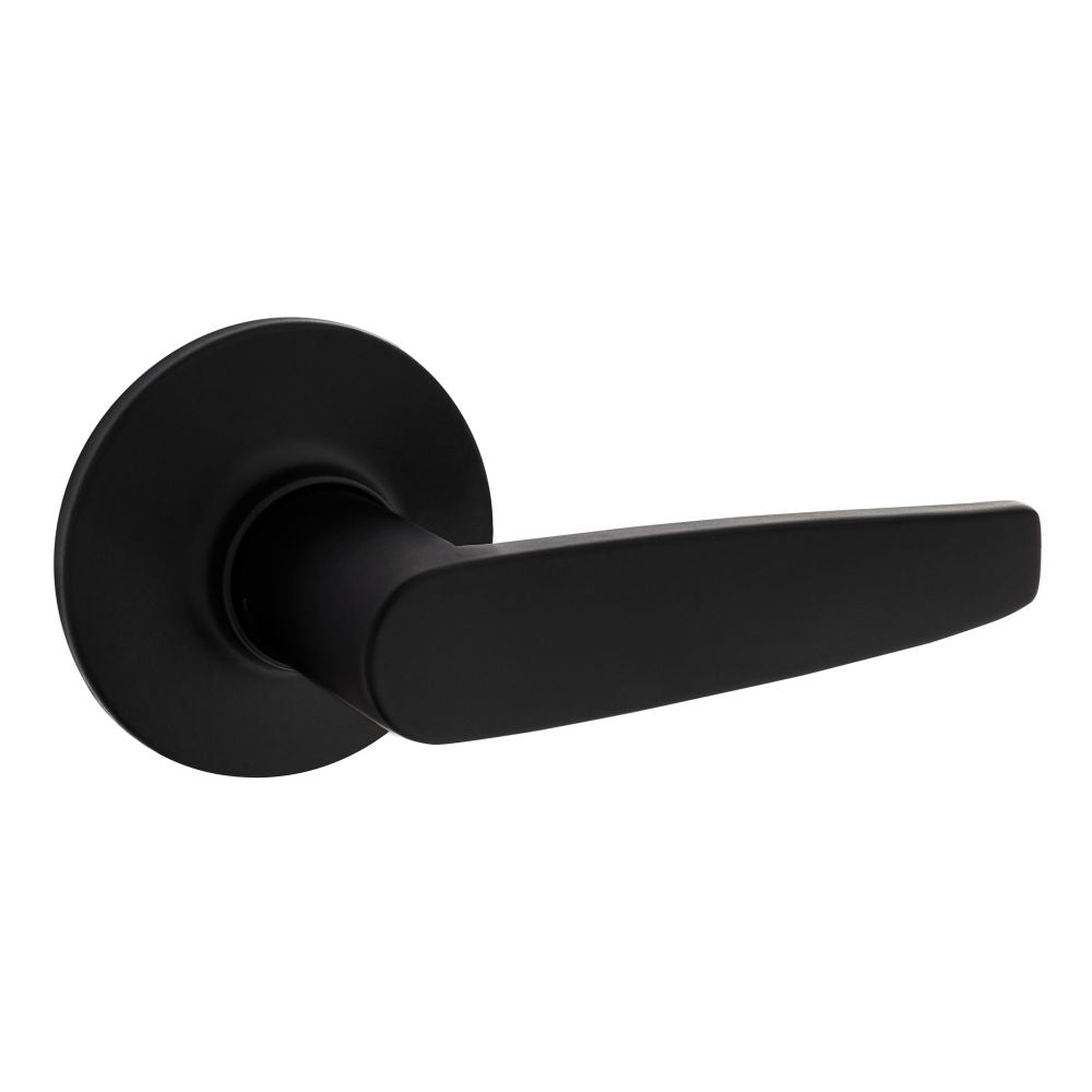Safelock - Winston Lever Round Rose Half Dummy - Matte Black