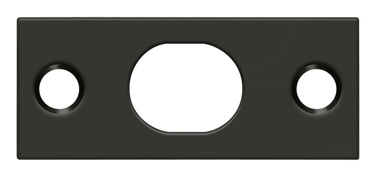 Deltana - Strike Plate For Extension Flush Bolt - Oil Rubbed Bronze