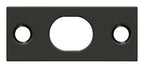 Deltana - Strike Plate For Extension Flush Bolt - Oil Rubbed Bronze