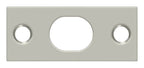 Deltana - Strike Plate For Extension Flush Bolt - Satin Nickel