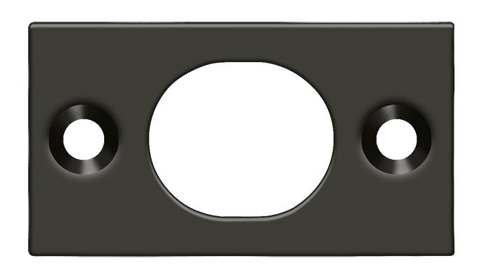 Deltana - Strike Plate For 6" Flush Bolt - Oil Rubbed Bronze