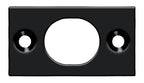 Deltana - Strike Plate For 6" Flush Bolt - Black
