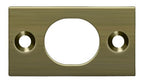 Deltana - Strike Plate For 6" Flush Bolt - Antique Brass