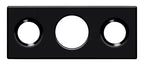 Deltana - Strike Plate For 7" Flush Bolt - Black